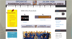 Desktop Screenshot of hbs-onaposterholt.nl